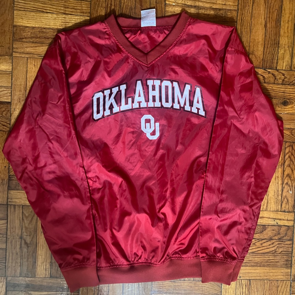 Vintage Oklahoma Sooners Red Oak Pullover (OU) - Sz M
